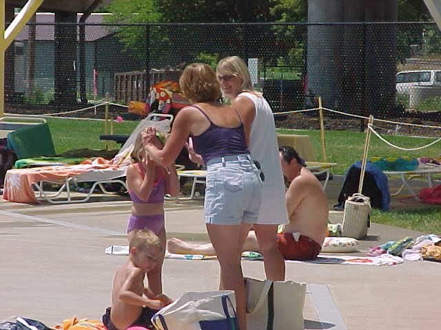 Moms at the Aquatic Center