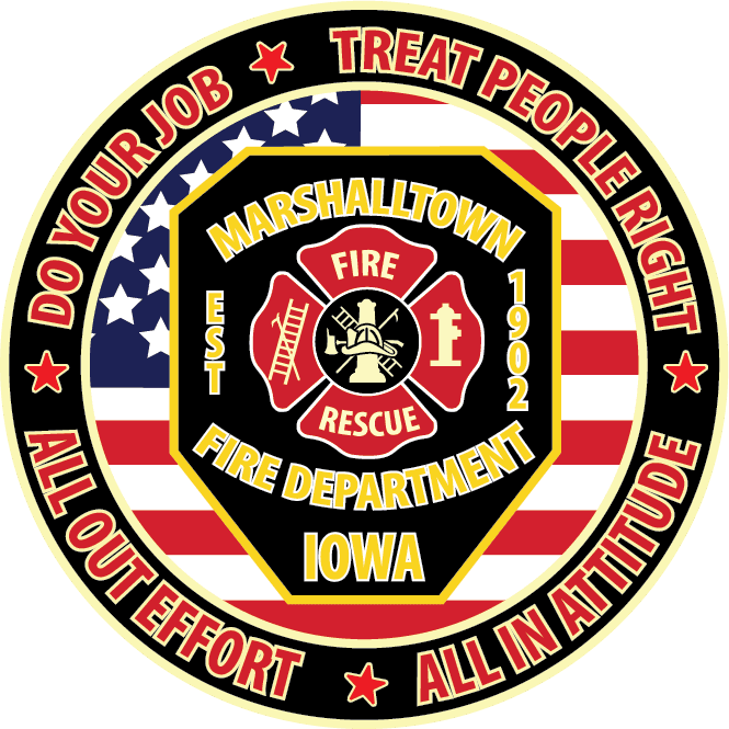 MARSHALLTOWN FIRE DEPARTMENT EMBLEM 1