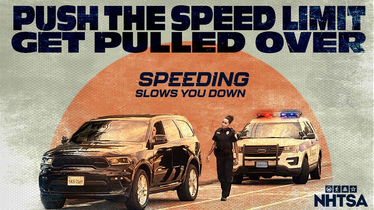 Push the Speed Limit Get Pulled Over Graphic