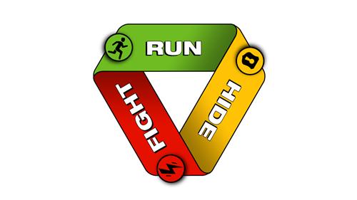 Run Hide Fight - Logo
