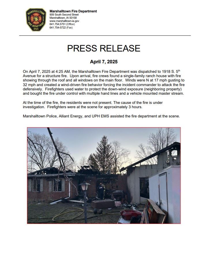 Press Release 4-7-25