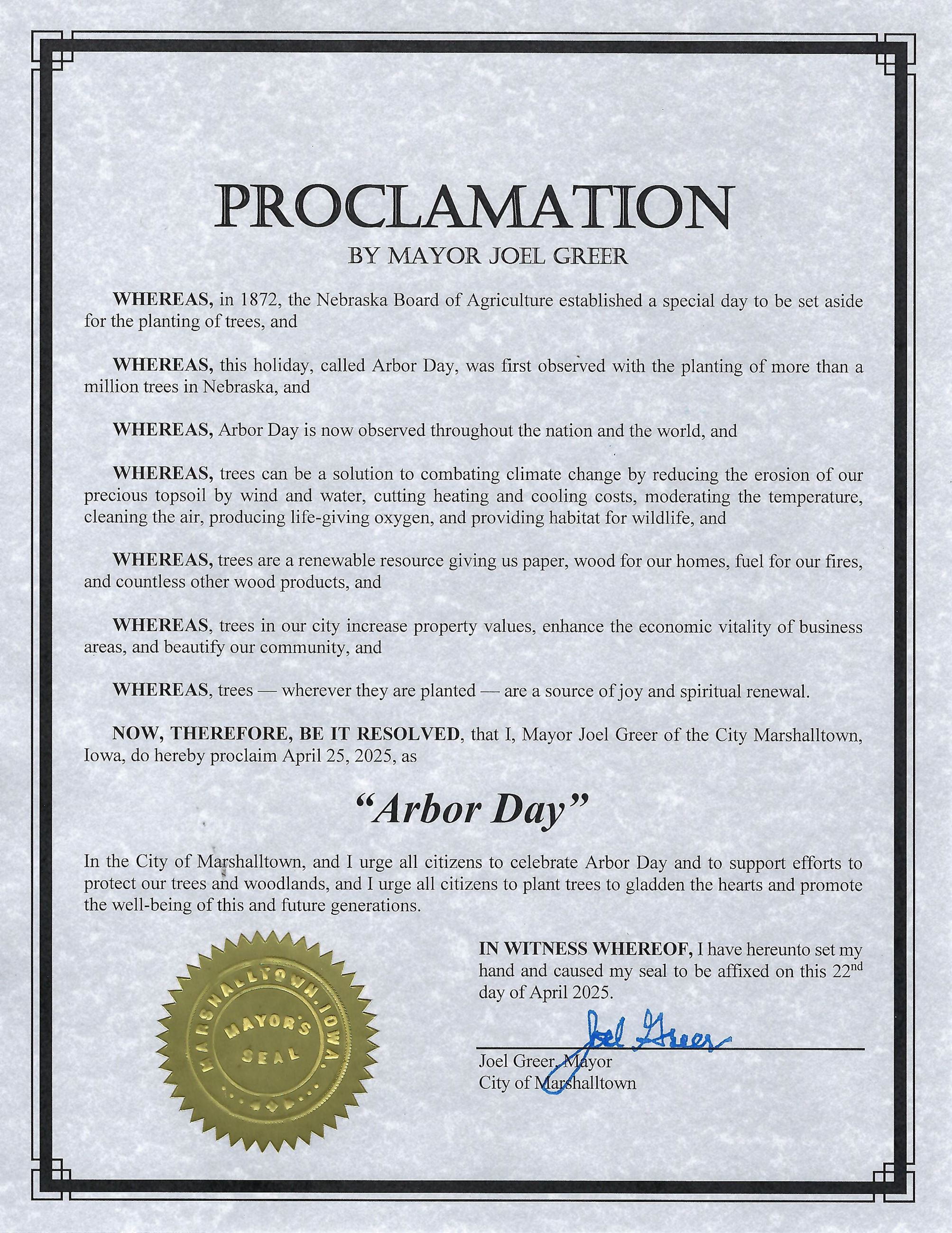 2025-04-25 Arbor Day