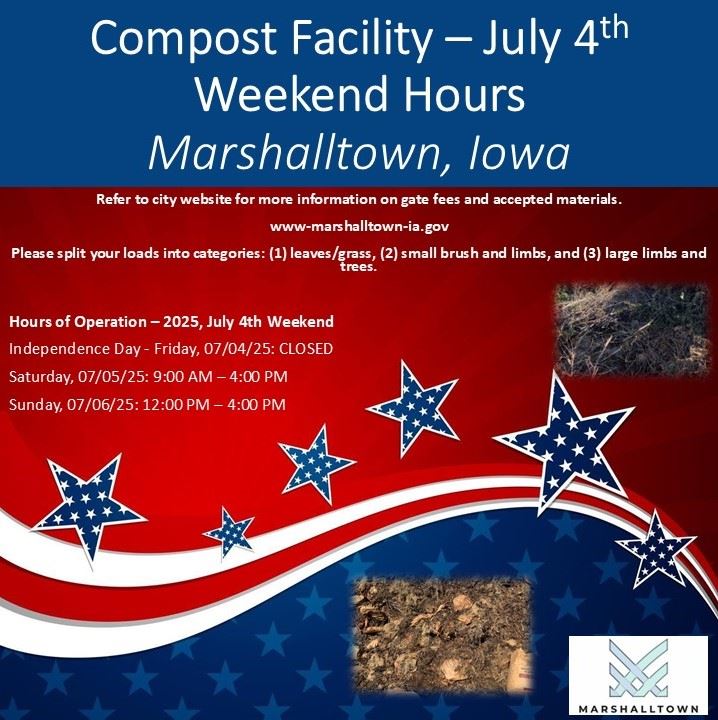 Compost Facility_July4th Weekend Holiday Hours