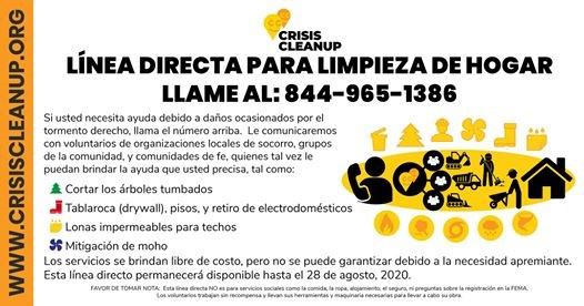 Spanish Crisis CleanUp Hotline