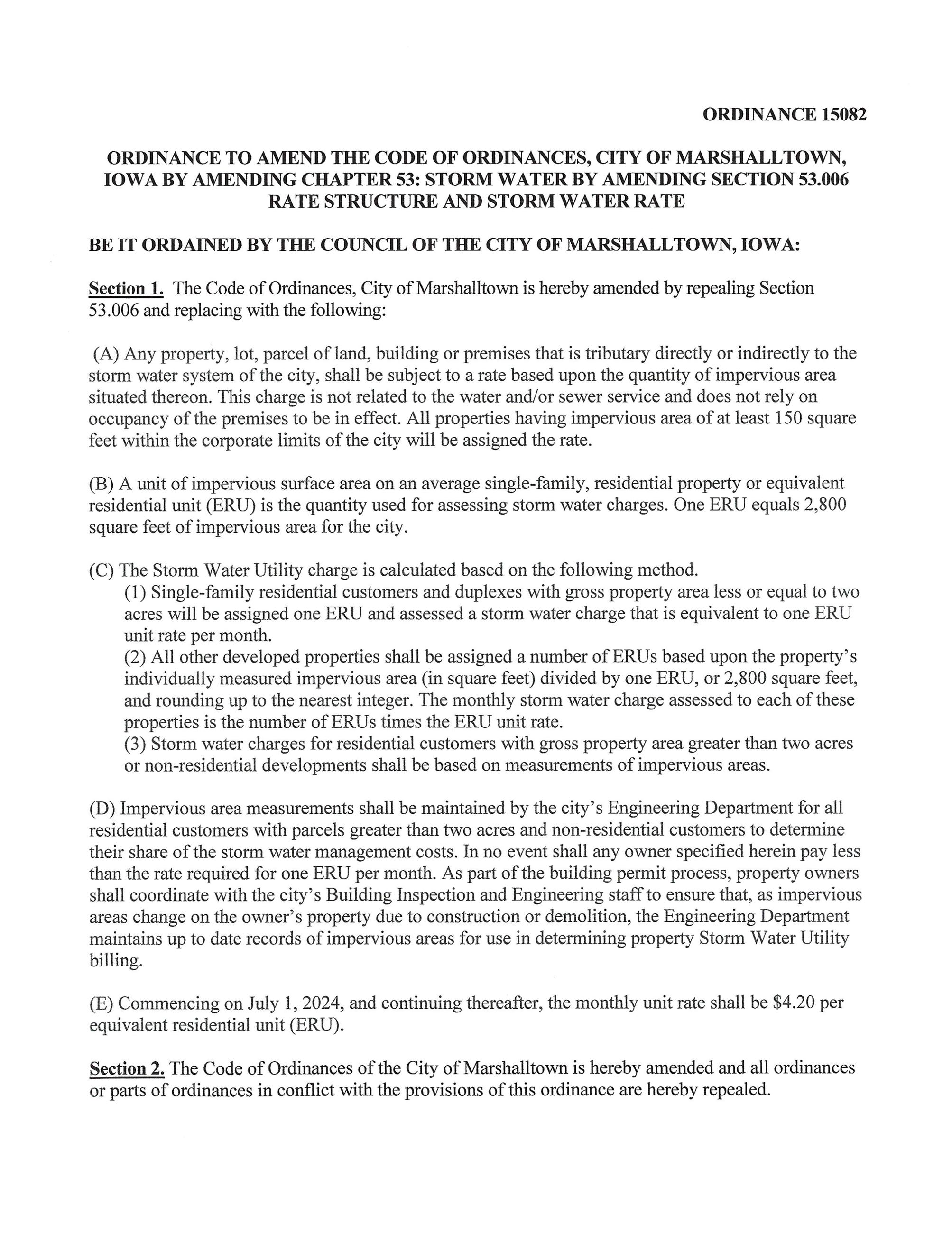 2024-03-11_ORD 15082_SIGNED Amend CH 53 Storm Water Rates_Page_1